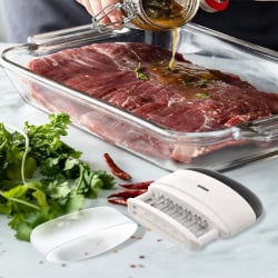 Nakłuwacz do mięsa stalowy tłuczek siekacz rozbijak zmiękczacz mięs 20 ostrzy Nakłuwacz do mięsa stalowy tłuczek siekacz rozbijak zmiękczacz mięs 20 ostrzy