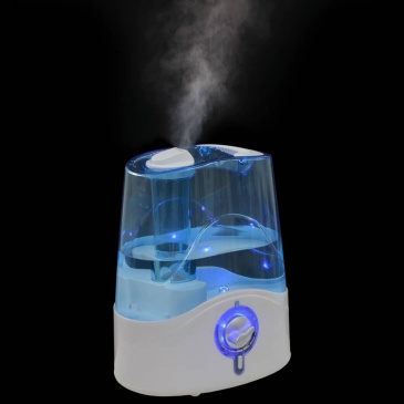 Nawilżacz ultradźwiękowy z mgiełką i światłem, 6 L, 300 ml/h