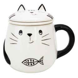 NELS Kubek z pokrywą i zaparzaczem 400ml/OD2452 NELS Kubek z pokrywą i zaparzaczem 400ml/OD2452