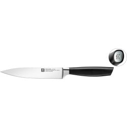 Nóż do wędlin 16 cm srebrny