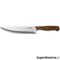 Nóż kucharski 19cm Rennes Lamart srebrno-brązowy