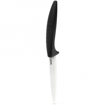 Nóż kuchenny ceramiczny, biały, ostry, 24 cm
