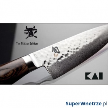 Nóż Santoku 14 cm KAI SHUN PREMIERE srebrny/drewno