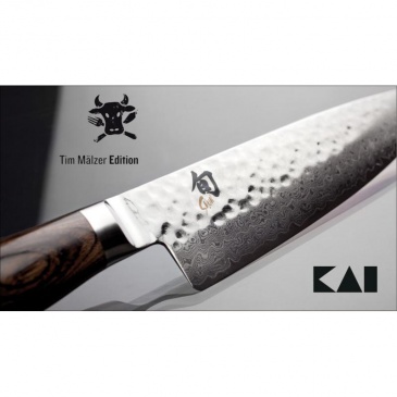 Nóż Santoku 18cm KAI SHUN PREMIERE srebrny/drewno