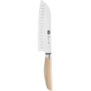 nóż z rowkami 18 cm  Santoku