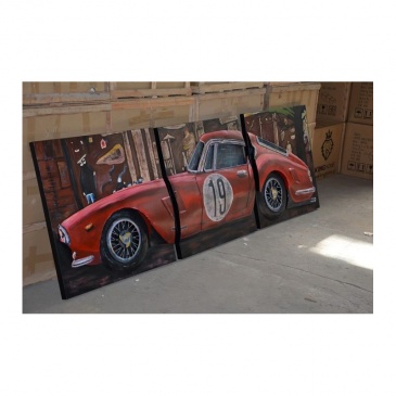 Obraz 3D tryptyk 80x250cm King Home Ferrari