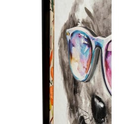Obraz coffee dog 100x100 cm