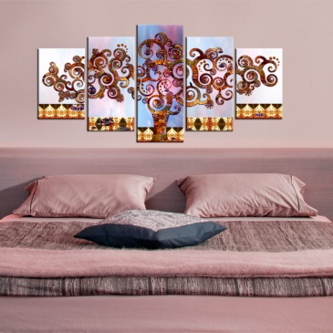Obraz - Drzewo Klimta (100x50 cm)