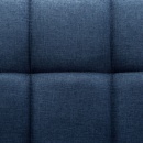 Obrotowe krzesła konferencyjne 2 szt. niebieskie tkanina