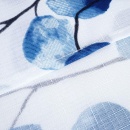 Obrus plamoodporny ogrodowy kuchenny biało niebieski 180x130 cm