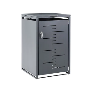 Obudowa śmietnikowa 240 L PERISSA Metal Ciemnoszary Obudowa śmietnikowa 240 L PERISSA Metal Ciemnoszary