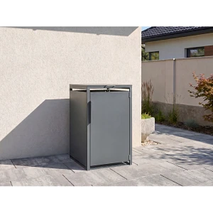 Obudowa śmietnikowa 240 L PIACENZA Metal Ciemnoszary Obudowa śmietnikowa 240 L PIACENZA Metal Ciemnoszary