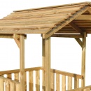 Ogrodowy domek do zabawy, 122,5x160x163 cm, drewno sosnowe FSC