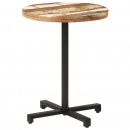 Okrągły stolik bistro, 60x75 cm cm, lite drewno z odzysku
