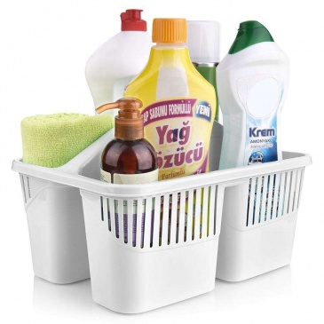 Organizer, koszyk na detergenty, środki czyszczące, płyny, gąbkę, łazienkowy, kuchenny