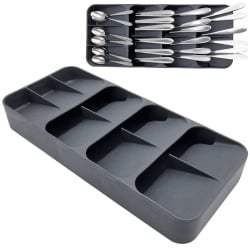 Organizer wkład do szuflady pojemnik koszyk na sztućce widelce noże łyżki łyżeczki