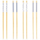 Pałeczki bambusowe do sushi zestaw 8 szt. 24 cm