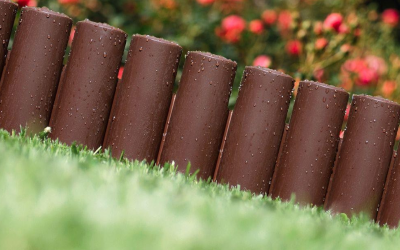 Palisada ogrodowa 2,5 m brązowa – eleganckie i funkcjonalne rozwiązanie dla Twojego ogrodu