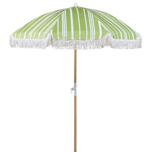 Parasol ogrodowy ⌀ 150 cm zielony z białym mondello