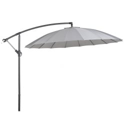 Parasol ogrodowy Ø268 cm ciemnoszary CALABRIA II