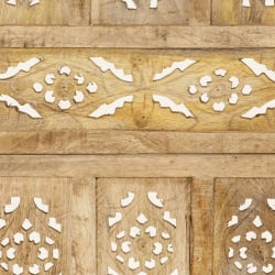 Parawan 4-panelowy, ręcznie rzeźbiony, 160x165 cm, drewno mango Parawan 4-panelowy, ręcznie rzeźbiony, 160x165 cm, drewno mango