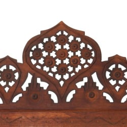 Parawan 5-panelowy, rzeźbiony, brąz, 200x165 cm, drewno mango Parawan 5-panelowy, rzeźbiony, brąz, 200x165 cm, drewno mango