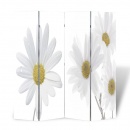 Parawan/dzielnik pokojowy w kwiaty (160 x 180 cm)