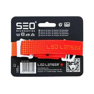 Pasek  do latarek Ledlenser SEO czerwony