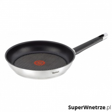 Patelnia 24cm Tefal Emotion czarno-srebrna