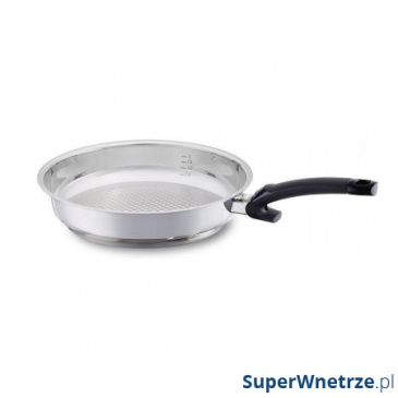 Patelnia 28cm Fissler Crispy Steelux Comfort srebrna