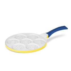 Patelnia do placuszków 7 otworów Emoji 26 cm Minions Collection BerlingerHaus BH-8949MN