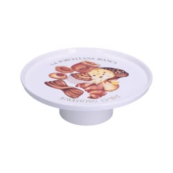 Patera okrągła goloserie - biały, 26 cm Patera okrągła goloserie - biały, 26 cm