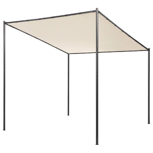 Pergola ogrodowa beżowy vimino