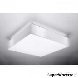 Plafon 45x45cm Sollux Lighting Horus biały