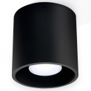 Lampa sufitowa natynkowa Orbis śr. 10 cm czarna
