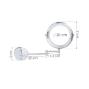 Podświetlane lusterko kosmetyczne do makijażu led - yoka