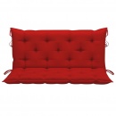 Poduszka na huśtawkę, czerwona, 120 cm, tkanina