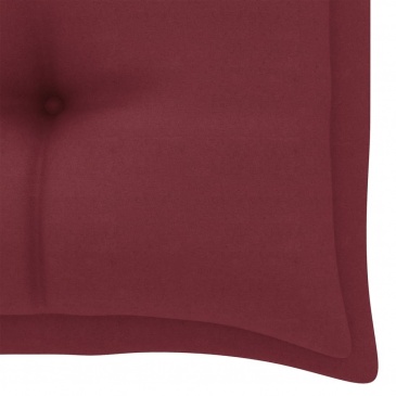 Poduszka na huśtawkę, winna czerwień, 100 cm, tkanina