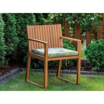 Poduszka na krzesło ogrodowe zielona SASSARI