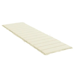 Poduszka na leżak, kremowa, 200x70x3 cm, tkanina oxford Poduszka na leżak, kremowa, 200x70x3 cm, tkanina oxford