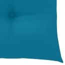 Poduszki na krzesła, 2 szt., niebieskie, 50x50x7 cm, tkanina