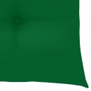 Poduszki na krzesła, 4 szt., zielone, 50x50x7 cm, tkanina