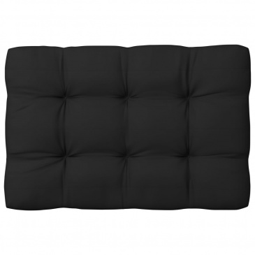 Poduszki na sofę z palet, 2 szt., czarne