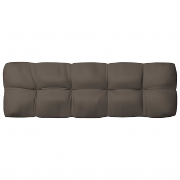 Poduszki na sofę z palet, 2 szt., kolor taupe