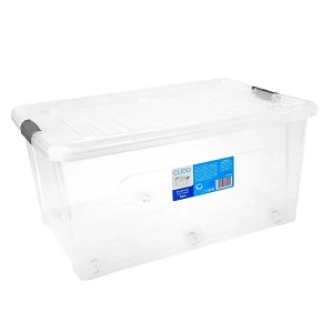 Pojemnik CLIDO RAUL z pokrywą, pojemność 40L, z kółkami, 39,1x57x22,7cm 1szt.