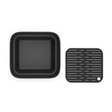 Pojemnik do zmywania z ociekaczem SinkSide ciemnoszary 302664