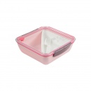 Pojemnik lunchbox 1,2l Zest for life różowy