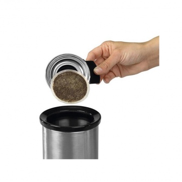 Pojemnik na saszetki po herbacie/kawie 11cm Brabantia srebrny