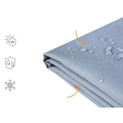 Pokrowiec przeciwdeszczowy chuva szary