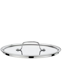 Pokrywa, szkło/stal nierdzewna, śred. 20 cm